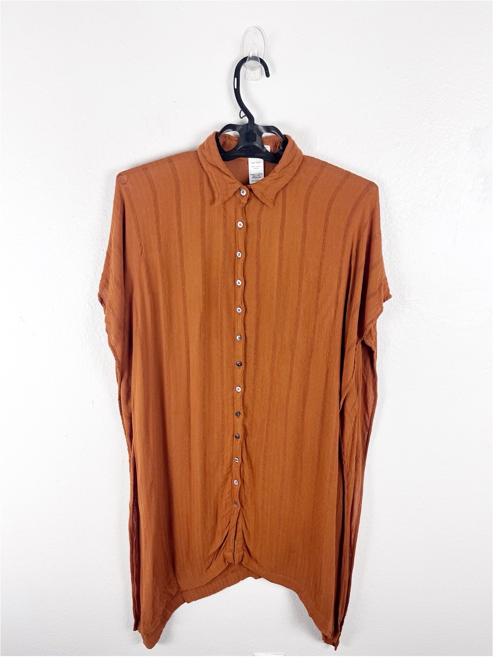 L*SPACE Anita Button Down Shirt Dress Size XS/S Beach Resort Cruise Cover Up